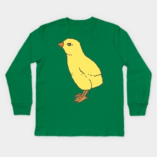 Little Yellow Chickens Kids Long Sleeve T-Shirt